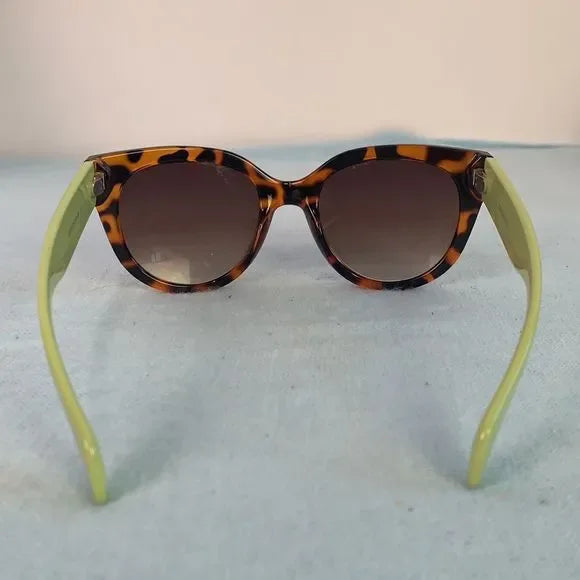 Erroca Tortoise and Green Sunglasses