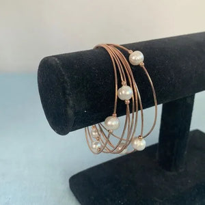 Honora 925 rose gold floating bracelet