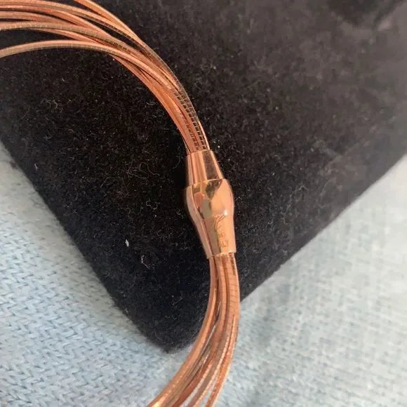 Honora 925 rose gold floating bracelet