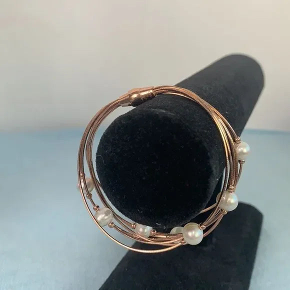 Honora 925 rose gold floating bracelet