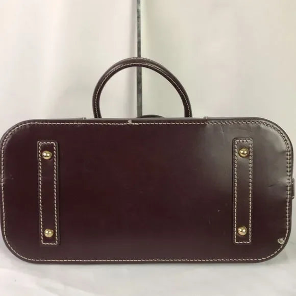 Dooney & Bourke Brown Leather Double Strap Bag