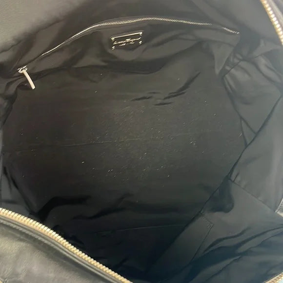 Large Cream with Black Trim Verve Tote Salvatore Ferragamo