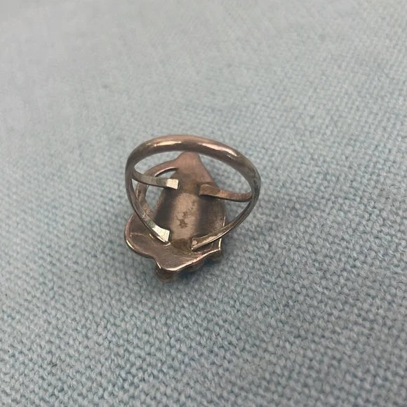 Sterling Mother of Pearl Ring