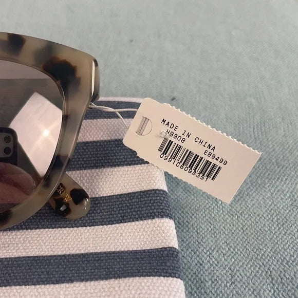 NWT J Crew Brown and Cream Frame Sunglasses