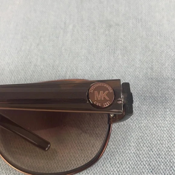 Michael Kors Brown Aviator Sunglasses