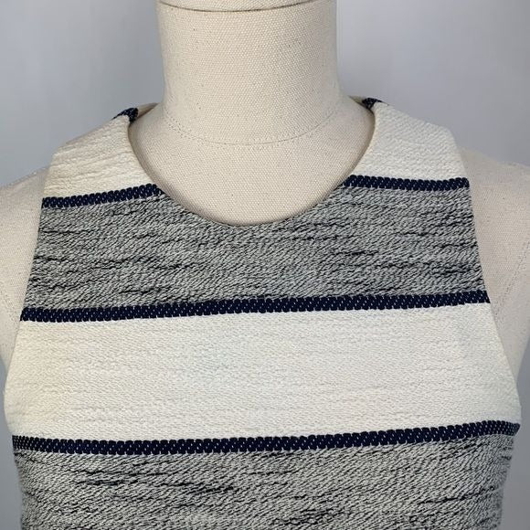 3.1 Philip Lim White Navy Fit Flare Dress