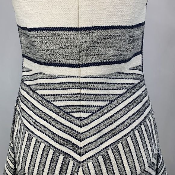 3.1 Philip Lim White Navy Fit Flare Dress