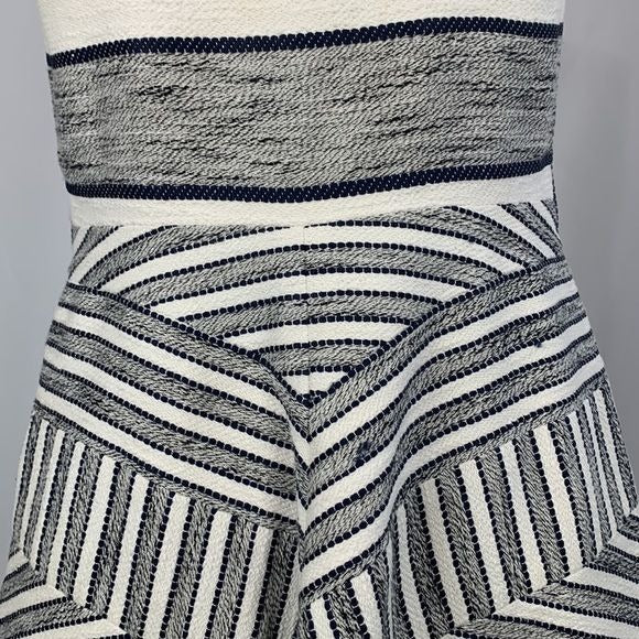 3.1 Philip Lim White Navy Fit Flare Dress