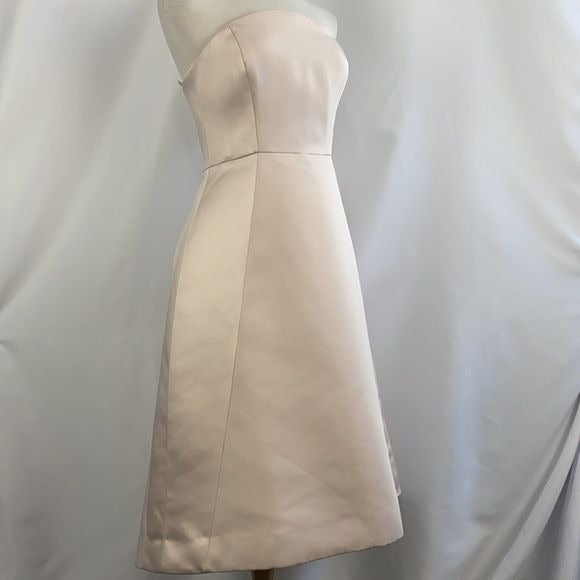 Halston Heritage New Barely Pink Strapless Dress