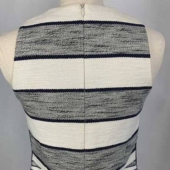 3.1 Philip Lim White Navy Fit Flare Dress