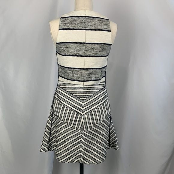 3.1 Philip Lim White Navy Fit Flare Dress