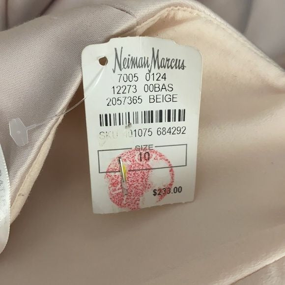 Halston Heritage New Barely Pink Strapless Dress