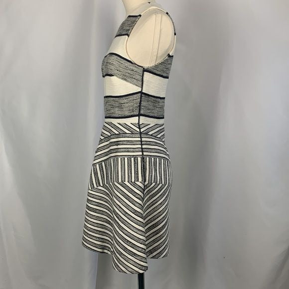 3.1 Philip Lim White Navy Fit Flare Dress