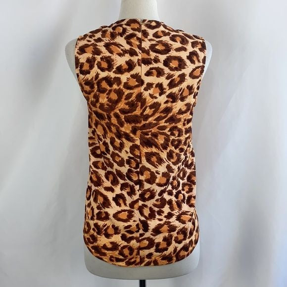 NWT Kate Spade Animak Print Twist Neck Top