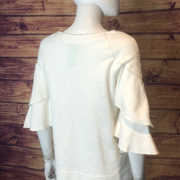 Dorothee Schumacher White with Ruffle Sleeves