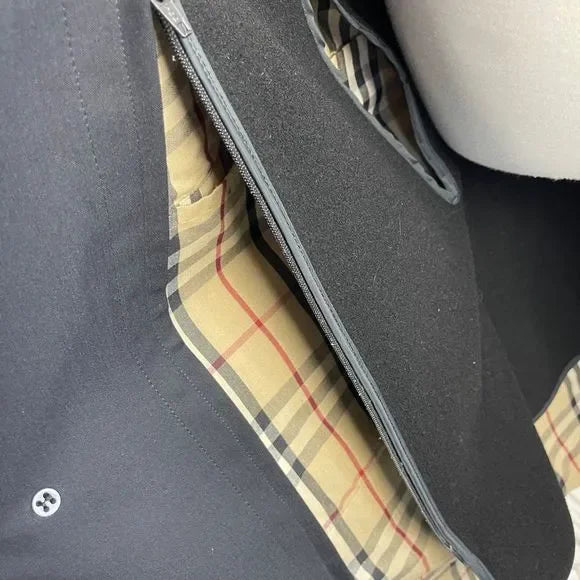 Burberry Black Men's Trench with Lining/Long