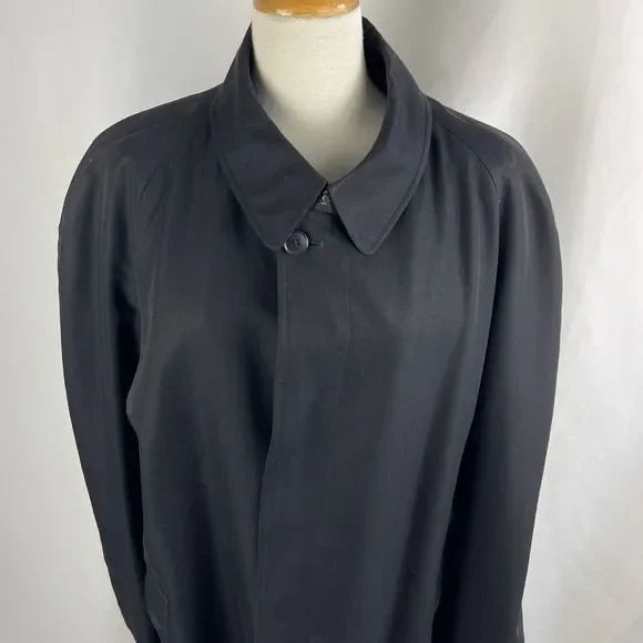 Burberry Black Men's Trench with Lining/Long