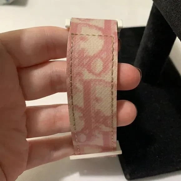 Christian Dior Logo Strap Blue/Pink Watch