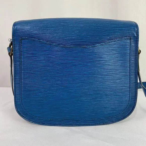 Louis Vuitton Blue Epi St Cloud Bag