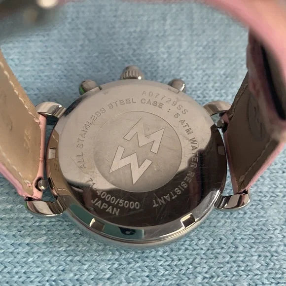 Michele CSX Mother of Pearl Face Pink Watch