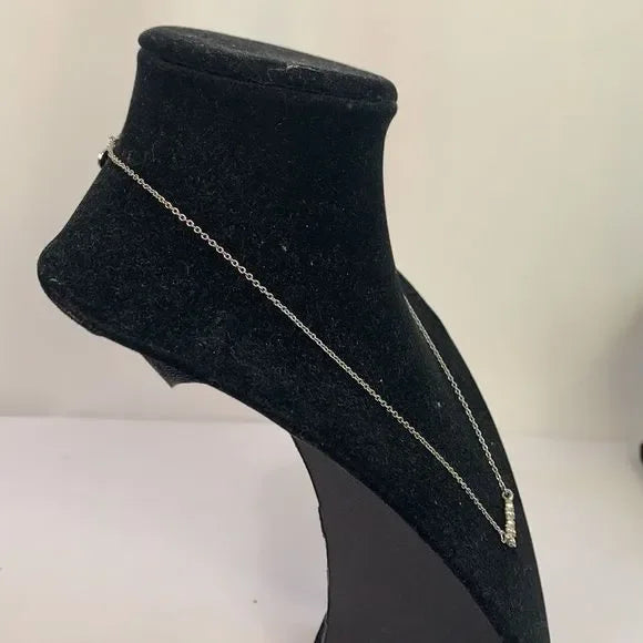 Silver Multi cz Necklace