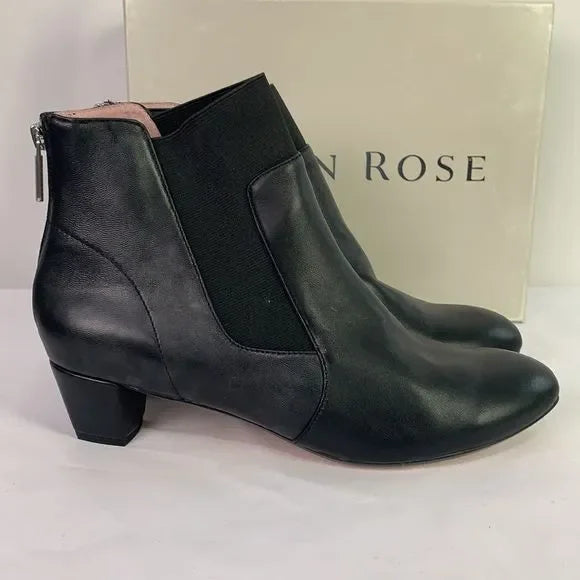 Taryn Rose NIB Black Leather Booties