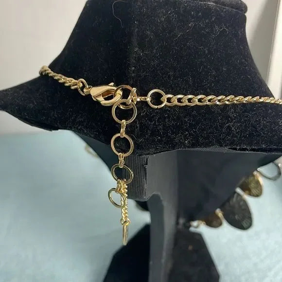 Amrita Large Silver And Gold Circles Necklace